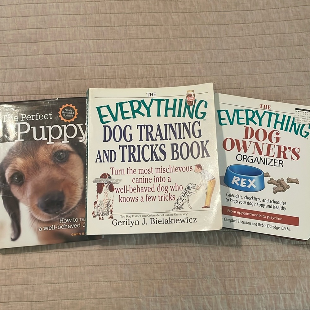 Puppy and Dog Training Books Bundle of Three Excellent Condition